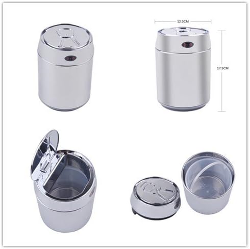 Automatic Sensor Bin, 1.5 Litre with Inner Bucket, Stainless Steel Touchless Dustbin Wastebin for Table Car Office Kitchen