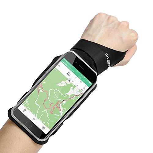LENTION iPhone 7 / 6s / 6 BerÃ¼hrungsempfindlicher Bildschirm Unterarm Band, Smartphone Armband, laufende Armbinde mit SchlÃ¼ssel ID Bargeldhalter fÃ¼r Radfahren, Jogging, Ãœbung, Sport, Runing (fÃ¼r Handys von 4.0 