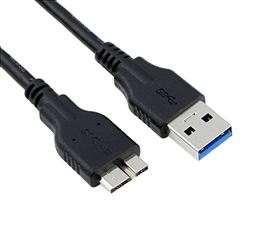 LuckyNV Micro B USB 3.0 Kabel f¨¹r WD Passport Ultra Meta Elemente Seagate Backup Plus Erweiterung Samsung M3 Portable SONY 1.5M - 3