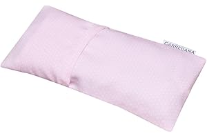 CARREDANA Saco térmico anti-cólicos bebé de semillas de trigo y lavanda.22 x 11cm (Rosa topos)