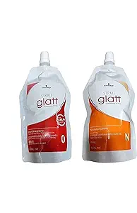 Weylyn blakely Strait Glatt 0N Professional Hair Straightener Curly Frizzy Style Cream Original (Set of 2)
