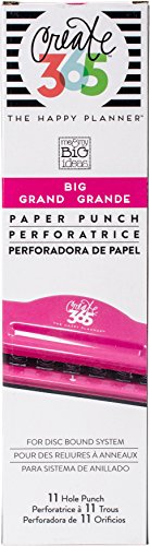 me & my BIG ideas Create 365 Happy Planner Big Punch, Multicolore, 9,14 x 34,03 x 5,08 cm