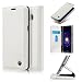 Produktbild Roreikes Samsung Galaxy S8 Hülle, Galaxy S8 (5,8 Zoll) Case, Premium PU Leder Folio Flip Case mit Card Slot Kickstand Magnetic Wallet Case für Samsung Galaxy S8 (5,8 Zoll) - Weiß