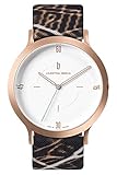Lilienthal Berlin Armbanduhr Urbania rosé/weiß/Night Glow L02-102-B026D