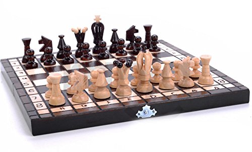 Preisvergleich Produktbild Frontline Schach aus Holz, in Kassette 31 x 31 cm