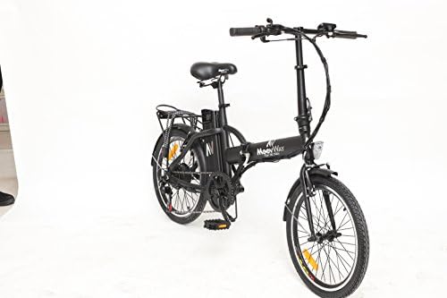 Folding Electric Bicycle moovway Urban City Black Matt