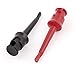 Price comparison product image eDealMax 2PCS Mini Grabber singola Clip del gancio Della sonda di Prova per il Test elettronico