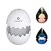 Produktbild Kumkey LED Luftbefeuchter USB Spaß Ei Aroma Diffiuser Desktop Luftreiniger Zerstäuber Nachtlicht Leiser Humidifier Vernebler Raumbefeuchter für Babies Kinderzimmer Haus Auto Schlafzimmer Büro Yoga (Weiß)