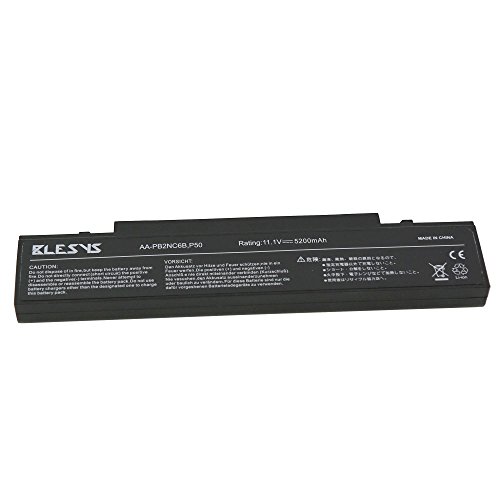 BLESYS - SAMSUNG AA-PB2NC6B AA-PB4NC6B Ersatz-Laptop Akku passen Samsung NP-R58, NP-R510H, NP-R510e, SAMSUNG R40 Akku SAMSUNG R60 Akku SAMSUNG R505 Akku SAMSUNG R610 Akku (1.1V 5200mAh)