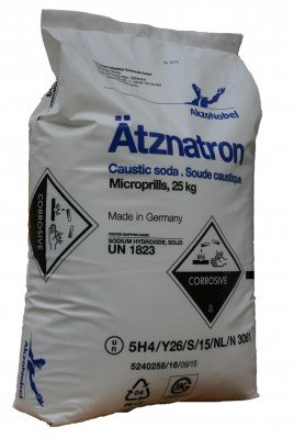 Ätznatron Pulver 25 kg, NaOH Natriumhydroxid
