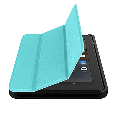 Fire 7 Hülle, JETech Schutzhülle Tasche Case Cover mit Standfunktion für Amazon Fire 7 Tablet (5th Generation – 2015 Modell) (Blau) - 3