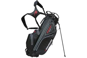 Benross By American Golf Protec 5.0 Lightweight Waterproof Golf Stand Bag with 14-Way Club Divider - Fully Sealed Golf Club Storage, 7 Pockets & Dual Padded Straps