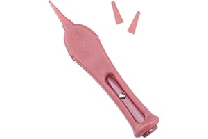 GOLDMIKY ASEOK Infant Nase Reinigung Pinzette mit LED-Licht-Sicherheits-Round-Head-Baby-Ohr-Nasen-Nabel-Reinigungsmittel-Werkzeug Zange Plastic Cleaner Clip, Neugeborener Sicherheit Sicherer Pflege (Rosa2)