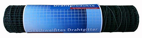 hadra G121000P5I Punktgeschweißtes Gitter auf Rollen, verzinkt und pulverbeschichtet grün