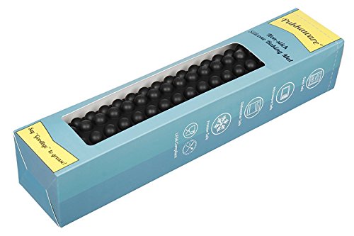 pukkaware Antihaft-Backmatte | Silikon Blatt für gesundes Kochen, BBQ Grillen, Ofen & Mikrowelle | für Cookies, Macarons, Gebäck, Speck, & mehr | hitzebeständig bis 500 °F (260 °C) | leicht zu reinigen & Store | europe-approved Hochwertigen Lebensmittel Silikon (LFGB konform), schwarz, 39.7 x 31 x 0.8 (cm) / 15.6 x 12.2 x 0.3″ - 7