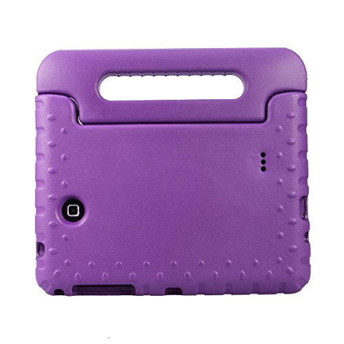 NEWSTYLE Samsung Galaxy Tab 4 7.0 Kinder Hülle Case mit umwandelbarer Handgriff Superleichte Stoßfeste Schutzhülle Tasche Cover für Samsung Tab 4 SM-T230/T231/T235 (7 Zoll) – Lila - 2