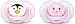 Philips AVENT BPA-Free Animal Soothers (0-6 Months) 2 Pack (Pink)