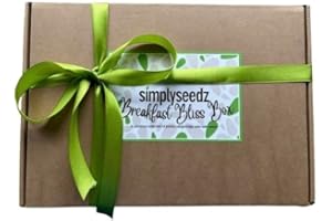 Simplyseedz Jumbo Porridge Oat Pot Gift Selection Box, Breakfast Bliss, 6 x 60g pots Fibre rich Gut healthy Vegan friendly
