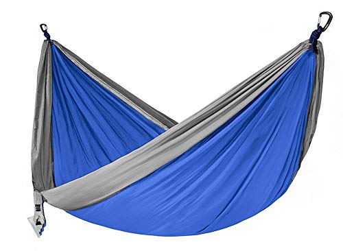KEREITH Camping Hammock Doppio Parascivolo Hammock Leggero Nylon. Portatile Beach Hammock per Uomini Donne Ragazzi. Migliori Attrezzi da Campeggio