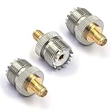 18150 e 32nd pl aurora co Temperaturtoleranz: 300 ° C VCE 3 Stück Sat Adapter UHF Buchse auf BNC Buchse Koxial Adapter UHF PL-259 für Antenne Koaxial