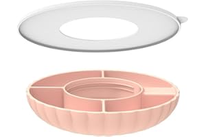 ZIRYXQ Silikon-Snack-Tablett für Stanley Tumbler, Snackschale mit Deckel für Stanley Tumbler, Stanley Cup Snack Bowl Halter, Snackhalter für Stanley Cup