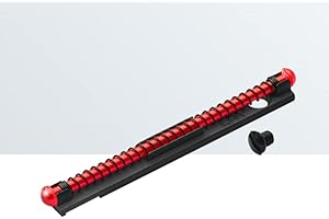 Mirino universale LPA SIGHTS in alluminio SUPER BIG DOT con fibra ottica rossa - MF40-Rosso