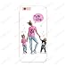 Produktbild ERQINGT Handytasche Mom Und Baby Weichen Silikon Telefon Case Für iPhone X XS Xr 5 5 S Mädchen Mama Leben Zeichnung Für iPhone 7 8 Plus 6 6 S Plus