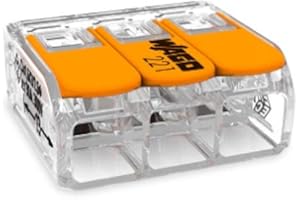 FUNSOUND WAGO-COMPACT 221-613 Borne de connexion 3 conducteurs avec levier de commande jusqu'à 6 mm2