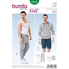 Burda Mens Easy Sewing Pattern 6718 