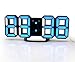 Produktbild Senston 3D LED Digital Wecker, Wanduhr, Digitaluhr, Timer 3D LED Wecker mit 3 einstellbaren Helligkeitsstufen Dimmbare Nachtlicht Snooze-Funktion für Home Kitchen Office