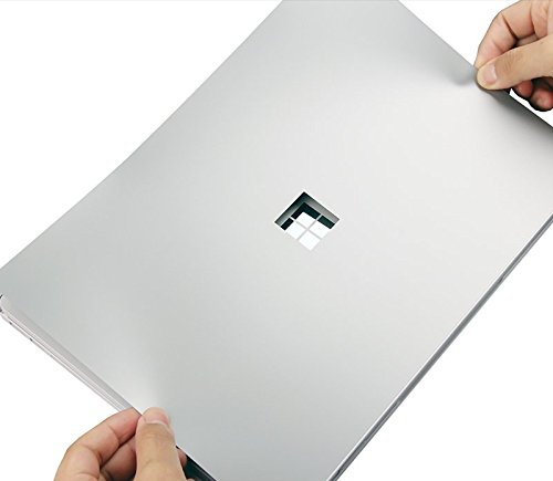 DolDer Microsoft Surface Book Skin „Chrome-Soft-Silver“ Designfolie Sticker für Surface Book - 4