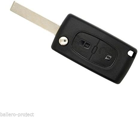 Peugeot 2 Button Remote Flip Key Case Key with Beard KS05NO 206 207 208 3008 307 407 607 Bipper Tepee Boxer Expert Partner