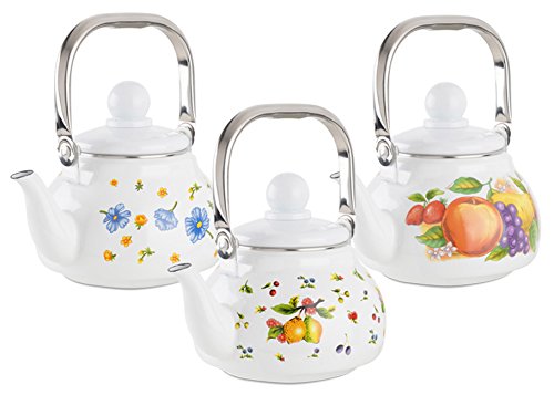 Kaufgut S.P.A. Eva bollitore Smalto 1 litro, Acciaio, 1litro