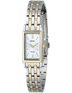 Seiko Ladies' Solar Two-Tone Bracelet Watch - SUP028P1
