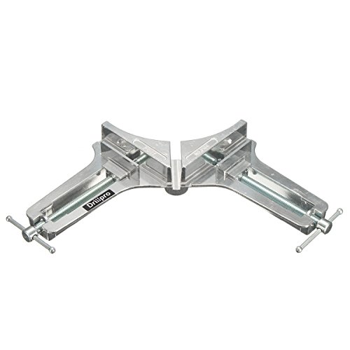 90° rechtwinklig Winkelspanner,Drillpro Eckenspanner Gehrungszwinge Schraubzwinge Zwinge Winkelspanner Holzbearbeitungswerkzeug ür die Holzbearbeitung Fenster Tür Bilderrahmen
