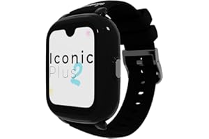 SaveFamily Iconic 2 Plus 4G. Smartwatch voor kinderen. Videogesprek, Video, Beller-ID, Muziek, Bluetooth, App Store, Whatsapp. GPS-kinderhorloge, Camera, SOS, waterdicht (Iconic 2 Plus, Gotham Black)