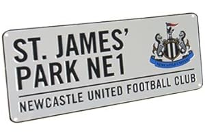 NEWCASTLE UNITED F.C. Newcastle United FC. 'St James Park' Metal Street Sign