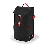 Seitliche Außentasche sowie Innentasche mit Reißverschluss