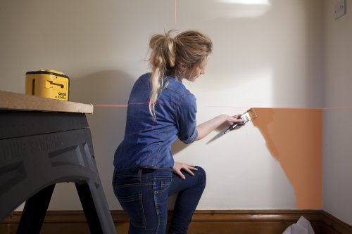 Stanley Cubix Kreuzlinienlaser – 8Meter Arbeitsbereich – 0,8mm/m Messgenauigkeit, selbstnivellierend - 7