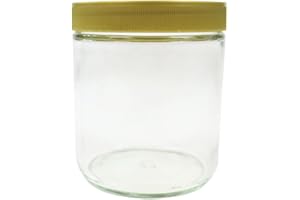 BIENE24.DE 48x Neutralgläser 500g (405ml) im Karton mit Deckel für Lebensmittel Honiggläser Neutralgläser Glas Bienen Honig Marmelade Früchte Vorratsglas