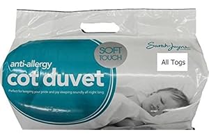 Comfort Traders Anti-Allergy Toddler Baby Cot Bed Duvet Quilt 4.5 Tog + Pillow