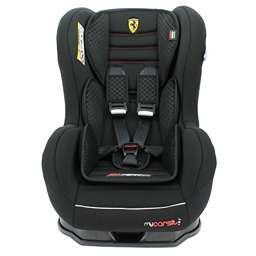 Convertible Car Seat FERRARI - 5 seat recline positions - Side impact protection - Confort and safety - Made in France - 0-4 years group 0+/1 - 3 stars TCS - 4 colors