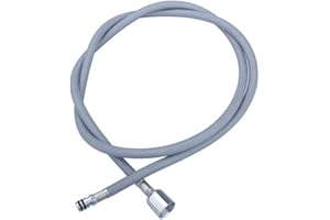 SPORTARC Kitchen Faucet Pull Out Replacement Hose, Kitchen Basin Hot And Cold Water Faucet Nylon Hose Spray Head Sink Faucet Parts(Snap-Gray)