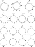 Material del producto: las pulseras de tobillo están hechas de aleación con plateado plateado, baja irritación, cómodas de llevar durante mucho tiempo
