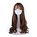 Produktbild Natürliche langen lockigen Perücke Frauen/Pony den Äther/locken-A