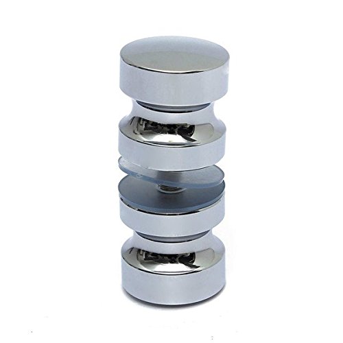 Yongse Aluminiummetall Dia. 30mm Einzel Groove Glastürknauf Duschraum Schrank Handgriff - 3