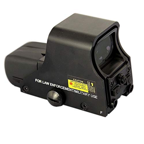 MAYMOC viseur holographique Red Dot de Point vert vue portée, 10 niveaux de luminosité, s'adapte à n'importe quel Rail 20mm