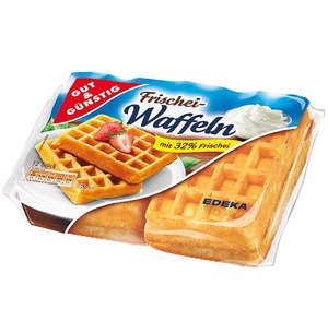 Preisvergleich Produktbild Gut & Günstig Frischei-Waffeln 250g
