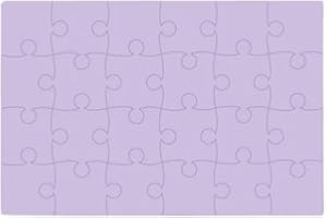 Craftelier - Troquel puzzle 6"x4" – para Scrapbooking, Tarjetería y Manualidades – Válido para Varios Materiales y Multiples Máquinas de Troquelado - Tamaño 15,24 x 10,16