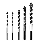 【Hochwertiges Material】Aus Hartmetall gefertigt, hart, zäh und langlebig. Die selbstschneidende Bohrspitze lässt sich ohne zeitaufwendiges Vorbohren schnell und präzise eindrehen. Die Gefahr von Riss- und Spaltbildung entfällt.
